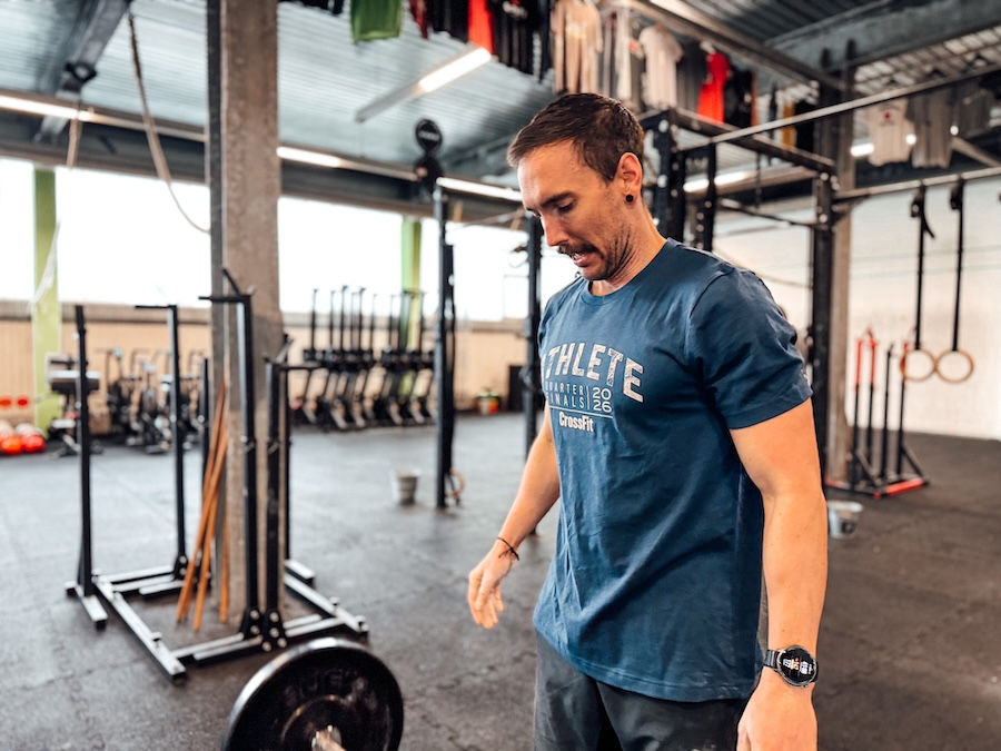 Athlet beim Training