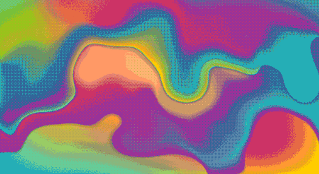 Animated neon colored background