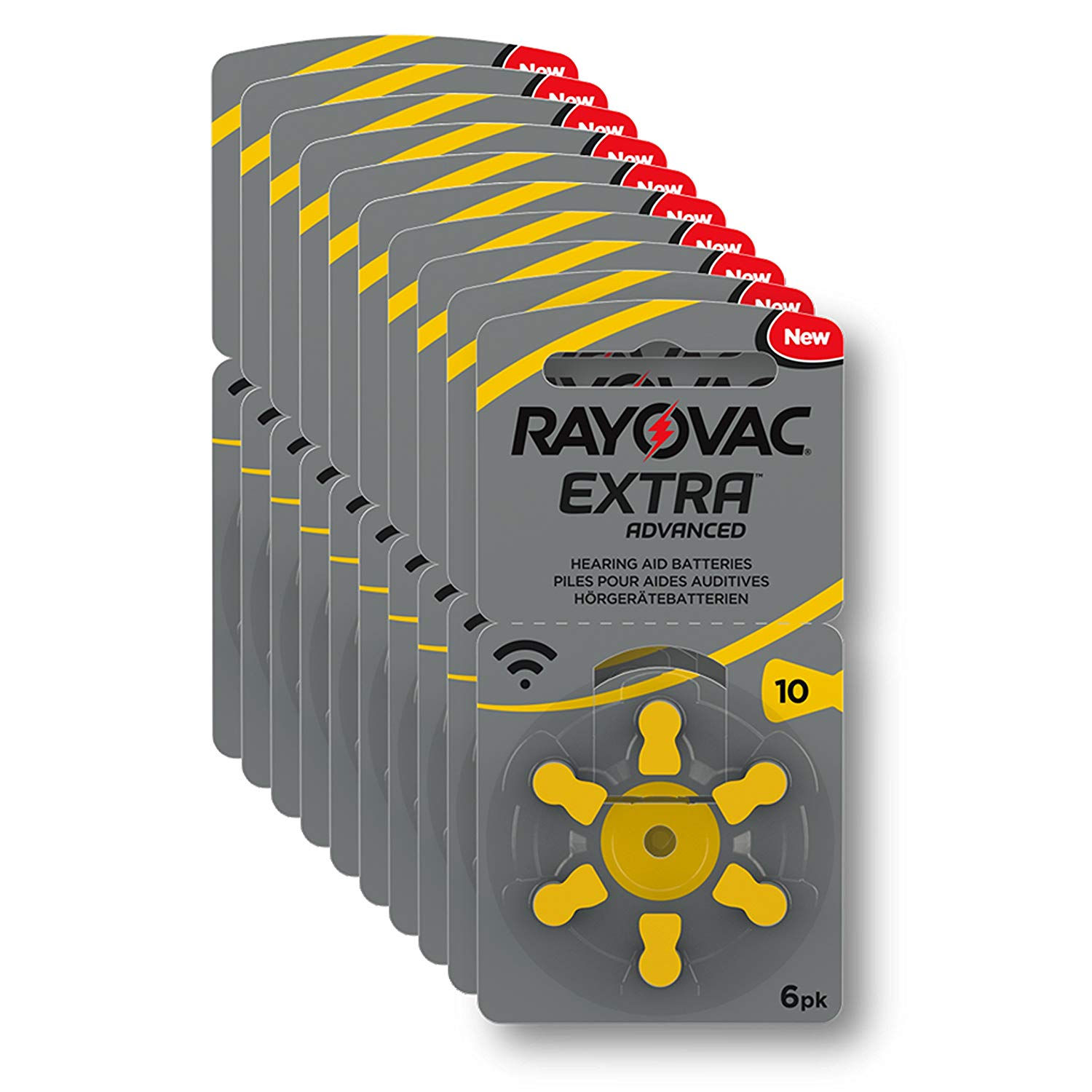 Pack de 100 Ruedas A10 PR70 Rayovac Extra Advanced - Pilas Audífono Zinc Aire