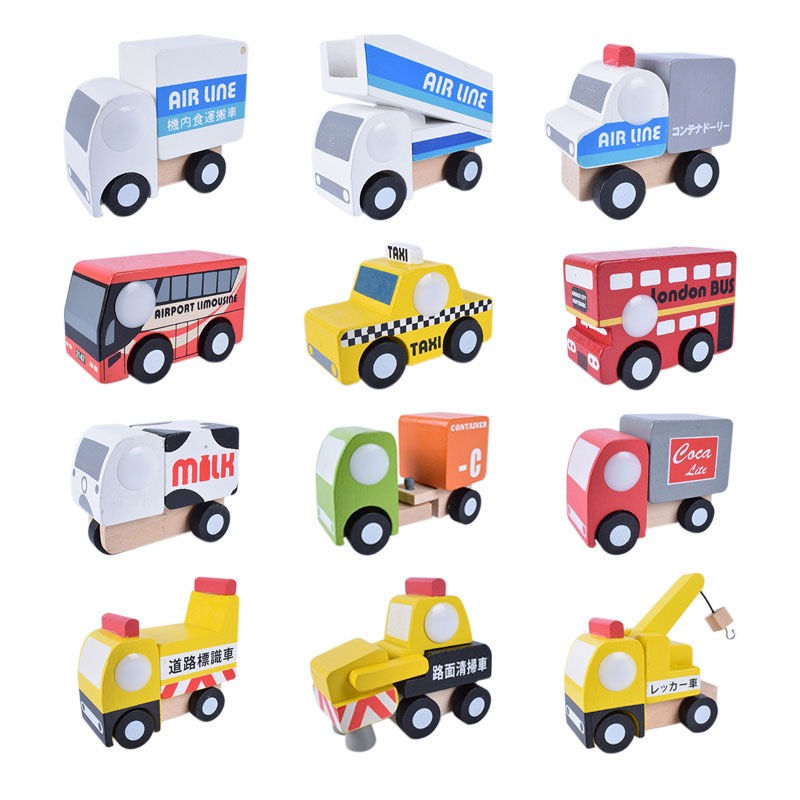 Thumbnail: Wooden Mini Vehicle Surprise Toy – Goodie Bag Filler（ x8 ）