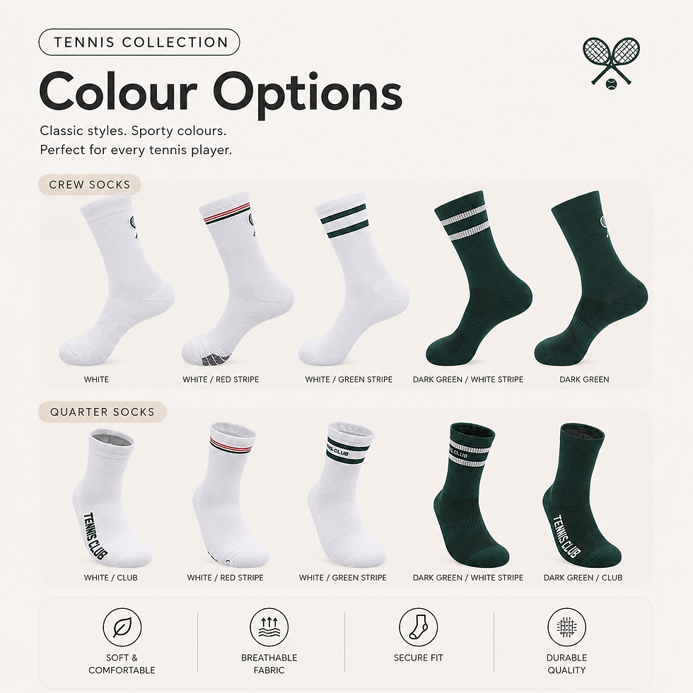 Thumbnail: Tennis Crew Socks