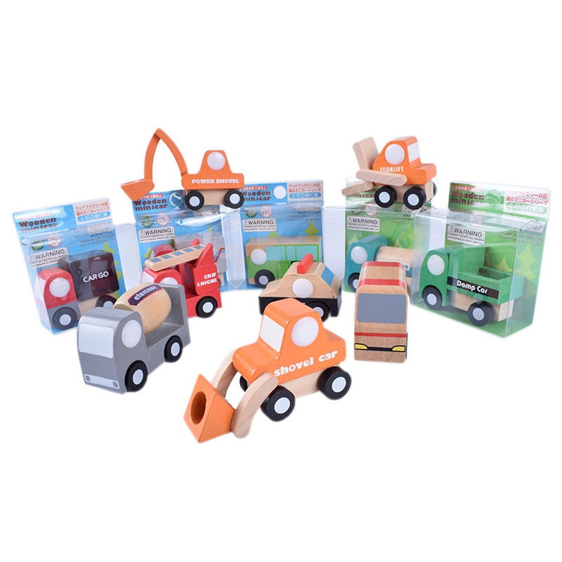 Thumbnail: Wooden Mini Vehicle Surprise Toy – Goodie Bag Filler（ x8 ）