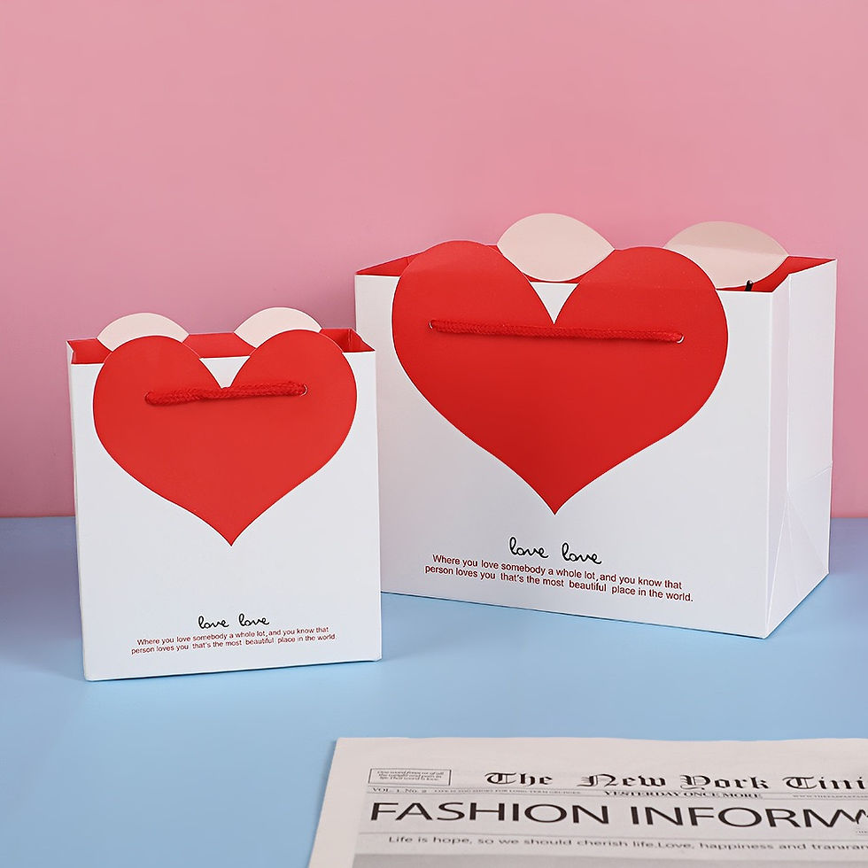 Thumbnail: Heart Gift Bags（ x8 ）