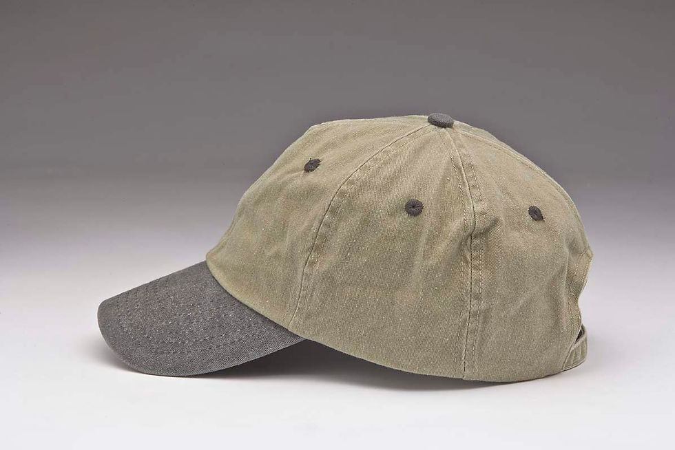 Thumbnail: EC09 Pigment Dyed Garment Washed Cotton, Two Tones BLACK_TAN
