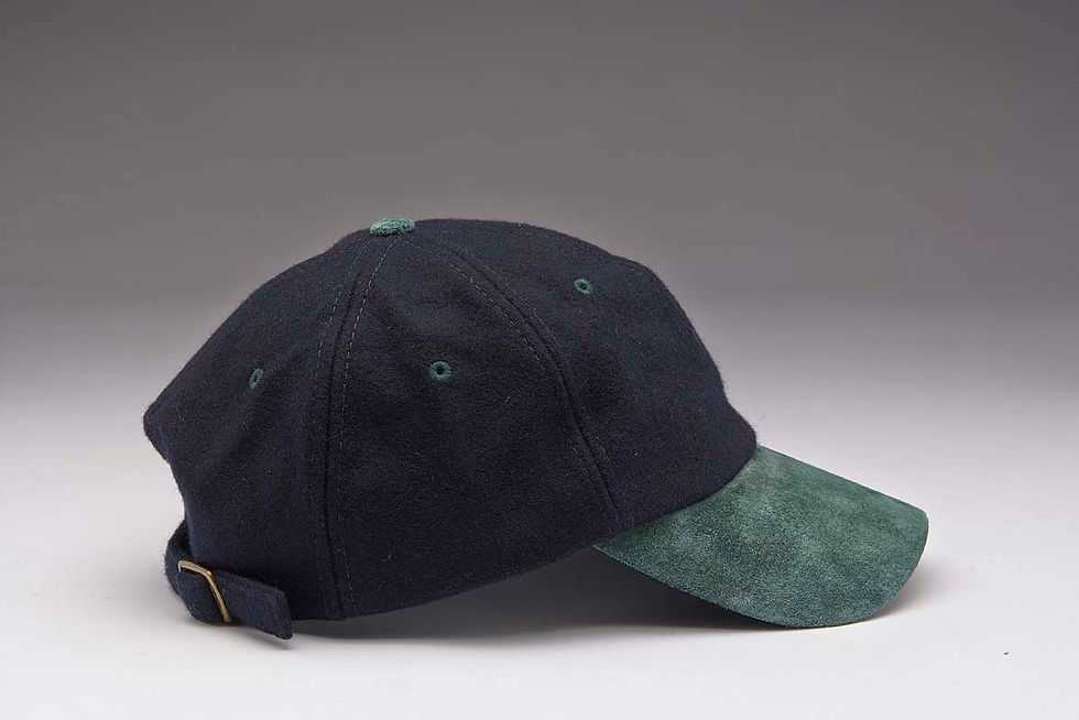 Thumbnail: EC17 Melton Wool with Suede Peal DK.GREEN_NAVY