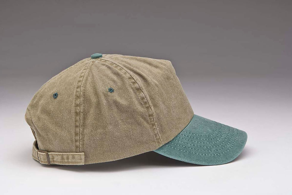 Thumbnail: EC11 Pigment Dyed Garment Washed Cotton, Two Tones DK.GREEN_TAN