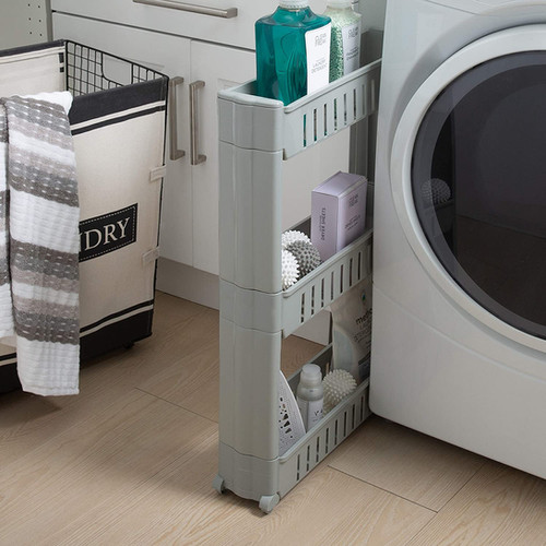 Slim 3 Tier Storage Rack with Wheels
