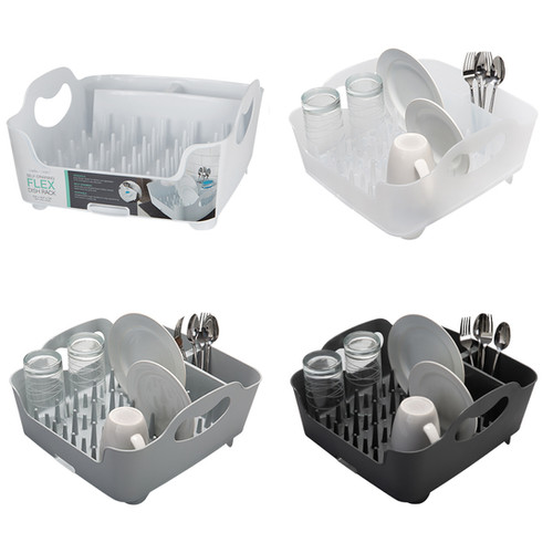 1 Pc Self Draining Dish Rack with Cup