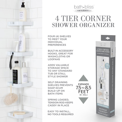 4 Tier Tension Corner Caddy