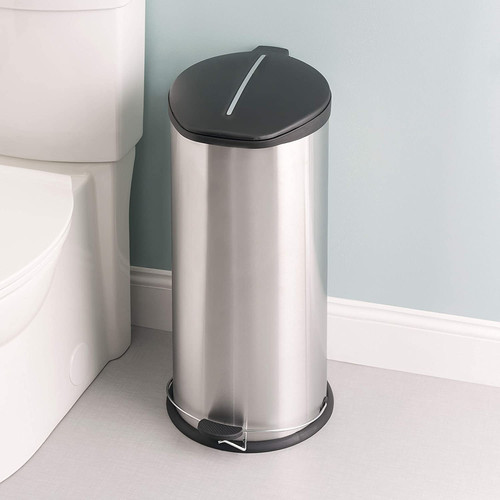 30L SS Bin with Plastic Cover