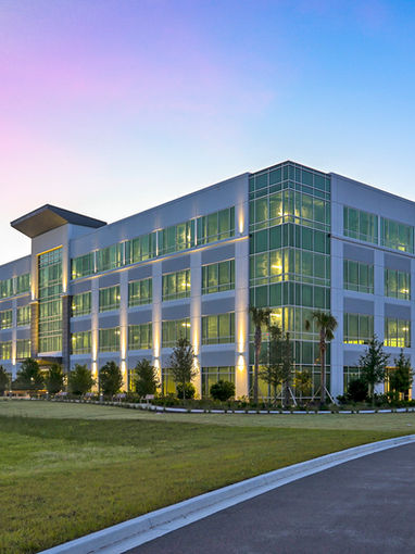 Park Place in Jacksonville, Florida — storefront, curtainwall, and entrances by Area Glass.