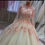 Thumbnail: Vintage 3D Flower Ball Gown Long Sleeve Lace Wedding Dresses MD365