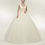 Thumbnail: Cheap Plus Size Satin Ball Gown V Neck Custom Made Wedding Dresses MD398