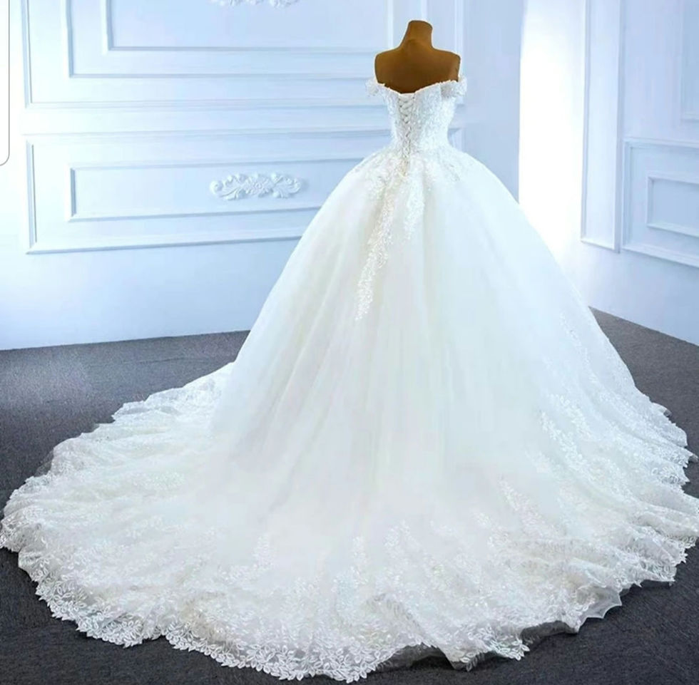 Thumbnail: Beautiful Off Shoulder Sweetheart Lace A Line Wedding Dresses MD610