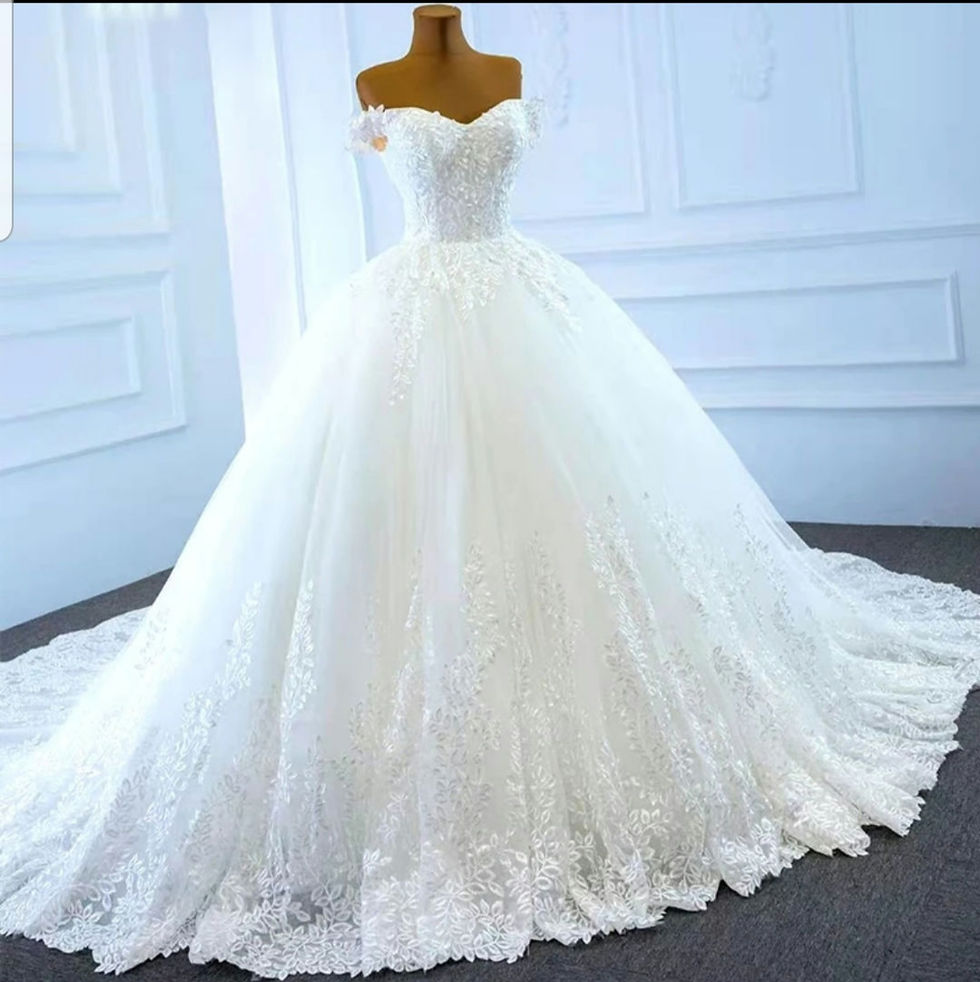 Thumbnail: Beautiful Off Shoulder Sweetheart Lace A Line Wedding Dresses MD610