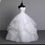 Thumbnail: Charming Strapless Organza Lace Appliques A Line Wedding Dresses MD321