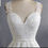 Thumbnail: Simple Sleeveless Lace A Line Bridal Gown Beach Wedding Dresses MD343