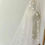 Thumbnail: UK 1 Tier Cathedral Length 3M Lace Flowers Bridal Wedding Veil With comb MD593