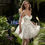 Thumbnail: UK Sweetheart Short Mini Bridal Gown Sequins Lace A Line Wedding Dresses MD688
