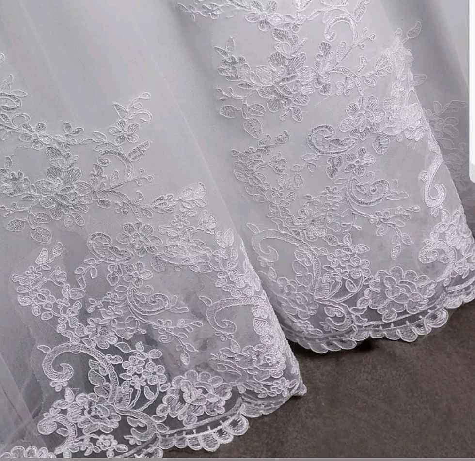 Thumbnail: UK Muslim High Kneck Bridal Gown A Line Lace Long Sleeve Wedding Dresses MD508