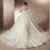 Thumbnail: Luxury Beaded Lace Long Sleeve Ball Gown Vestido Wedding Dresses MD613
