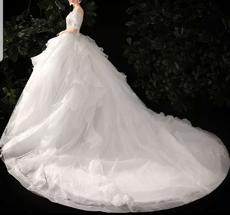 Thumbnail: Charming Off Shoulder A-Line Lace Half sleeve Plus Size Wedding Dresses MD373