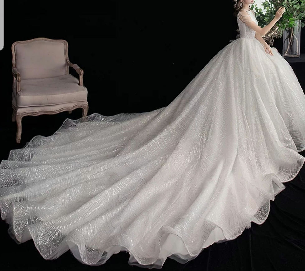 Thumbnail: Gorgeous Sleeveless Bridal Sequins Tulle A Line Corset Wedding Dresses MD461