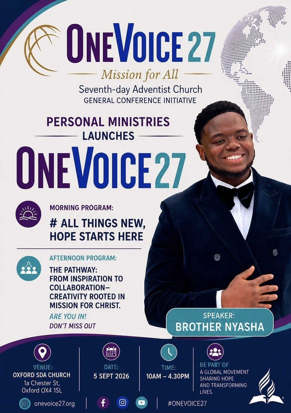 Oxford SDA Sabbath Service 5th September 2026