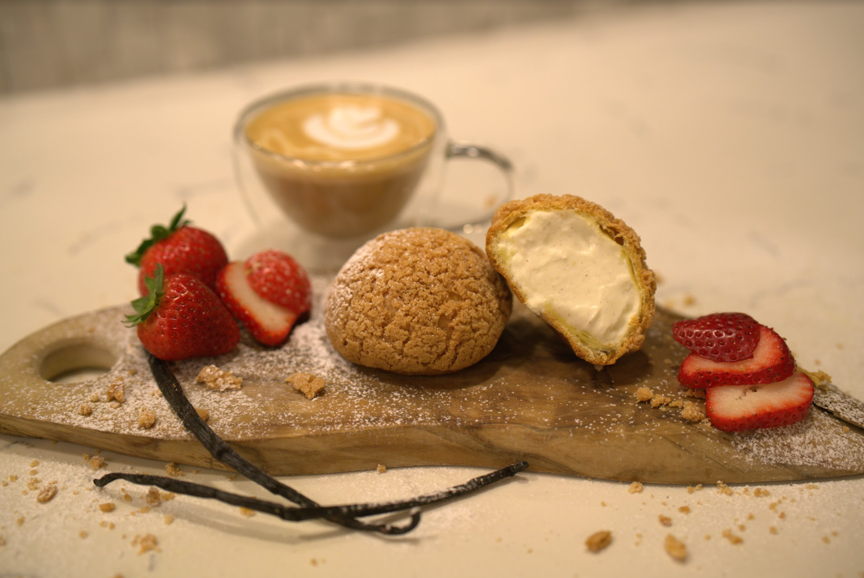 Vanilla Bean Cream Puffs