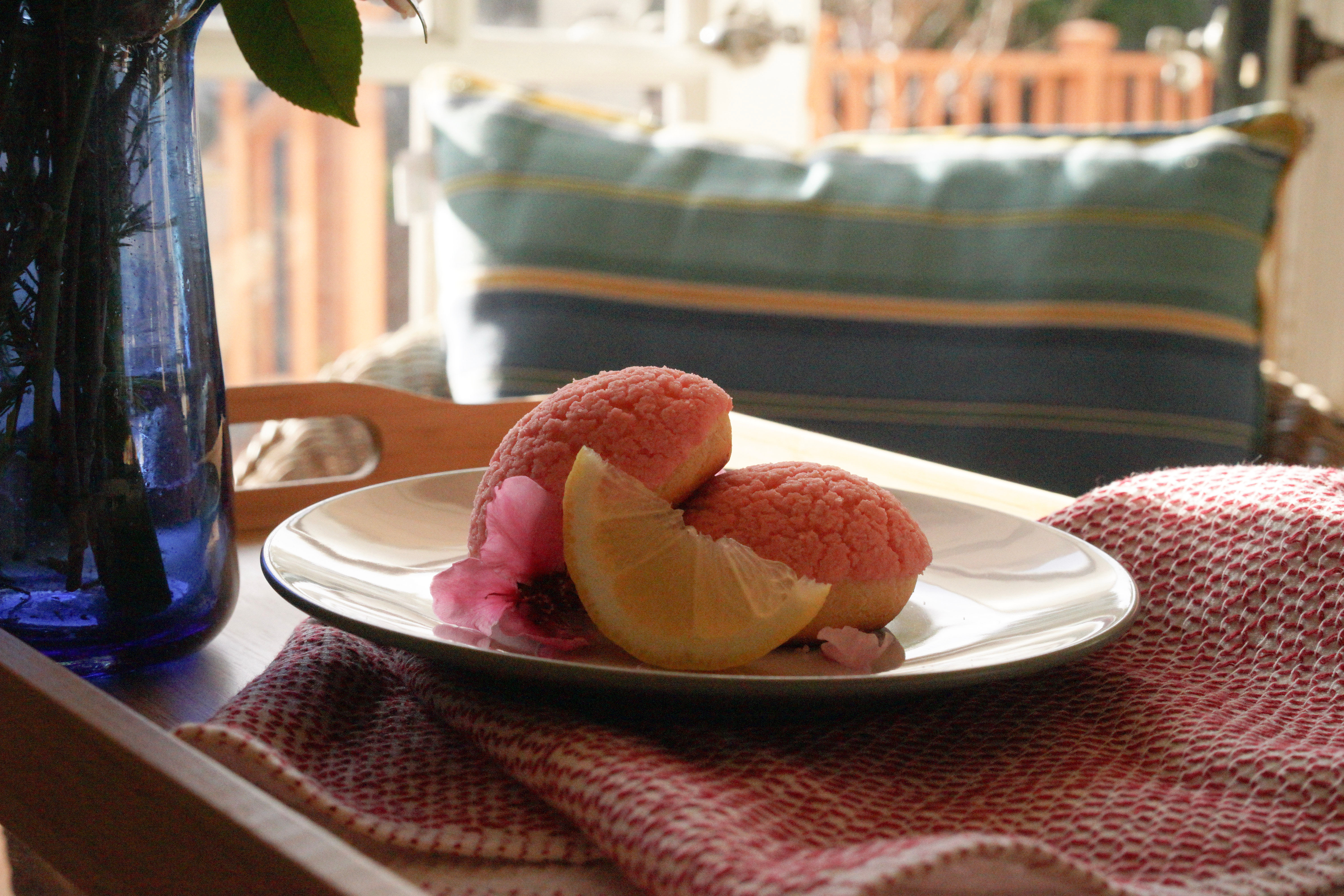 Lemon Rose Cream Puffs