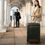 Thumbnail: Olive Green Italia Vintage Retro Expandable Luggage
