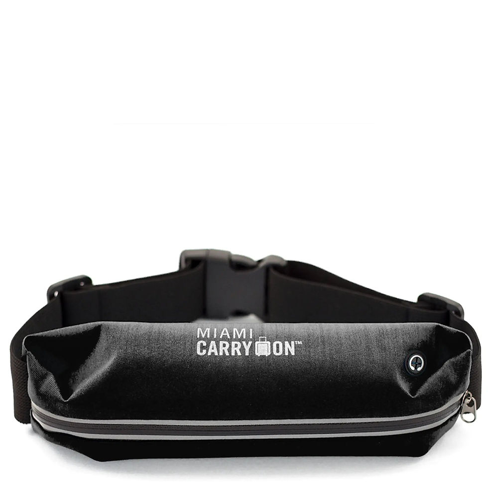 Black Water Resistant Workout Bag