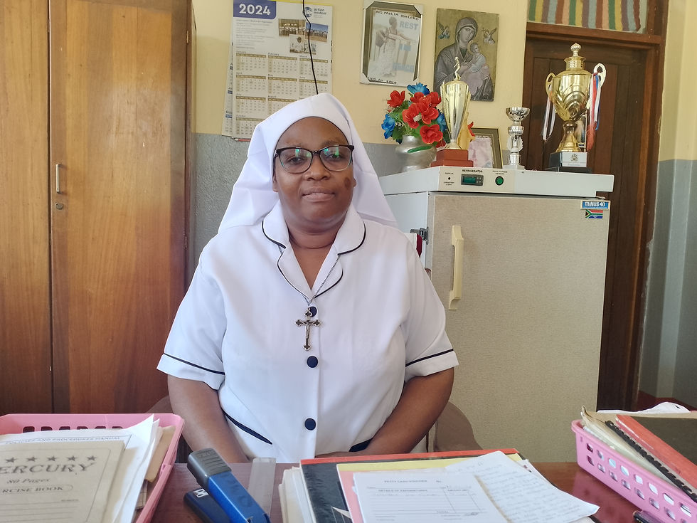 Sister Rose Maziko, In-Charge at Chiringa Health Centre, notes fewer patients as community collaboration improves disease prevention.