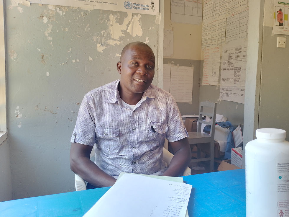 Maison Kameta, Senior Health Surveillance Assistant at Chiringa, highlights how the GeneXpert machine has revolutionized TB and HIV care, leading to timely diagnoses and improved treatment adherence.