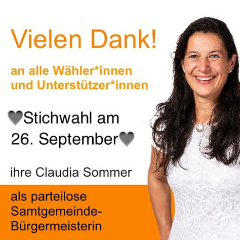 DANKESCHÖN für den fairen Wahlkampf an alle Kandidierenden