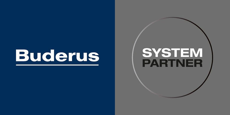 Buderus Systempartner Logo für professionelle Heiz- und Energielösungen
