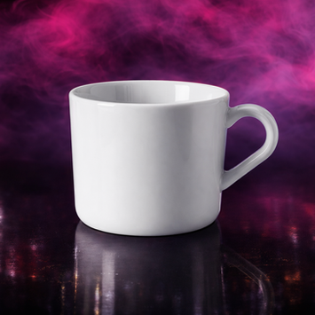 Weiße Tasse