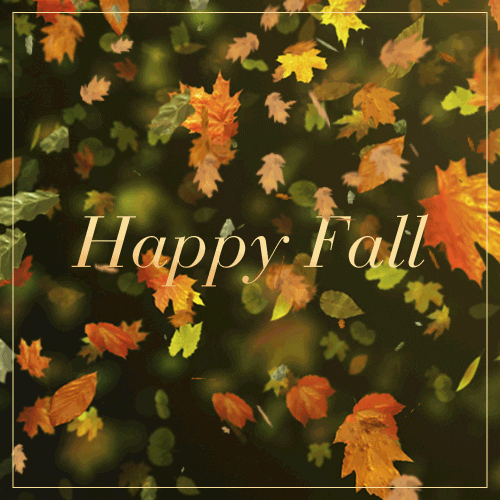 Welcome Fall!