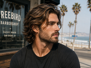The Best Men’s Haircuts for Growing Your Hair Out in San Diego