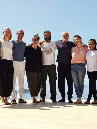 Participants at the Yoga and Zen Retreat