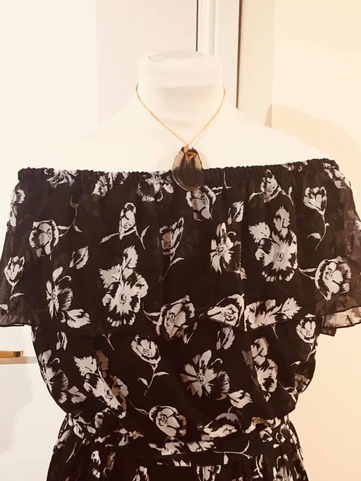 Thumbnail: OFF-THE-SHOULDER MAXI DRESS
