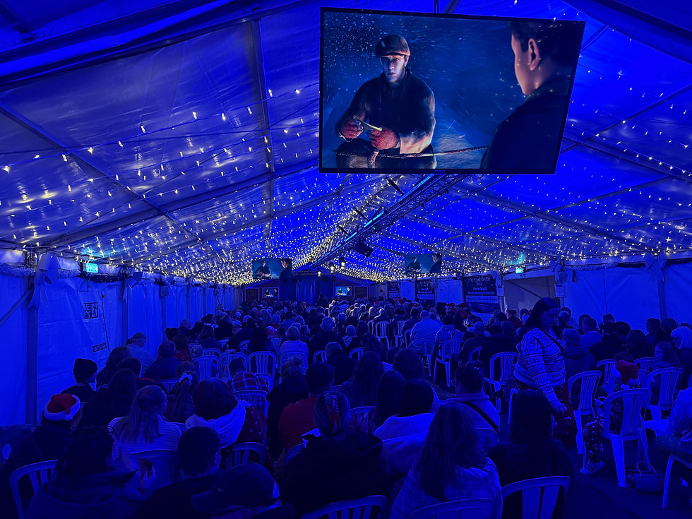 Dressed Marquee for Polar Express Norfolk