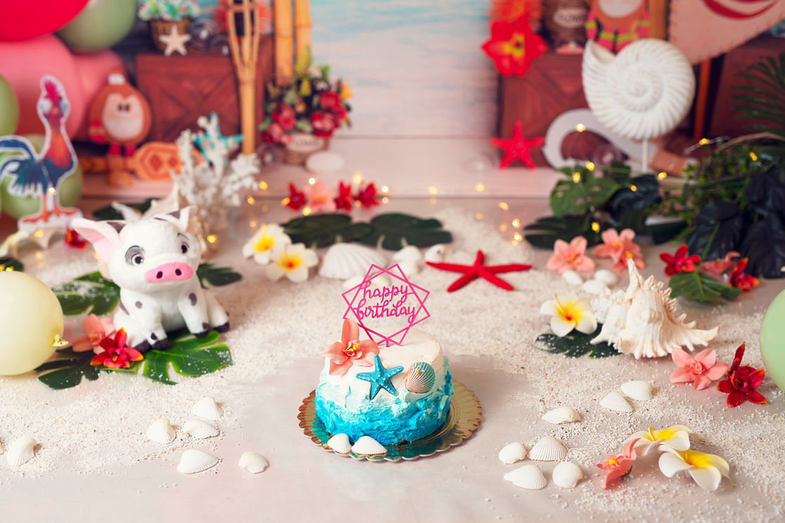 smash cake vaiana disney