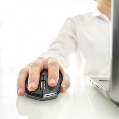 Thumbnail: Blackweb 6-Button Bluetooth & Wireless Mouse (black color)