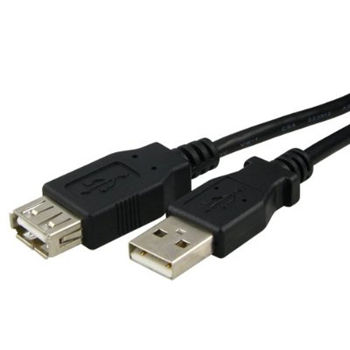 Thumbnail: 15 Ft USB 2.0 Extension Type AM-AF Cable
