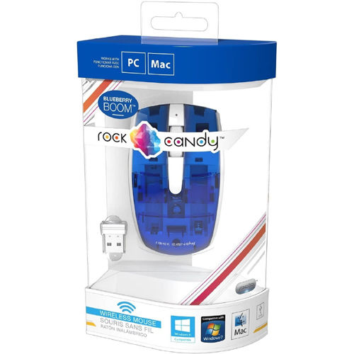 Thumbnail: pdp Rock Candy Wireless Optical Mouse (blue, green, pink & purple color)