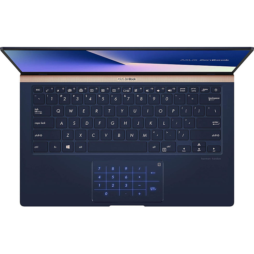 Thumbnail: Refurbished-ASUS ZenBook 14 UX433FA-DH74 Ultra-Slim Laptop 14" FHD