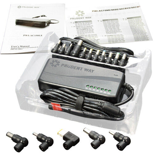 Thumbnail: Prudent Way AC150LE 150W AC Notebook Power Adapter w/ 16 tips 12-24V output