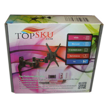 Thumbnail: TopSku #TS-868CB Wall Mount Dual Arm (13"to 37")