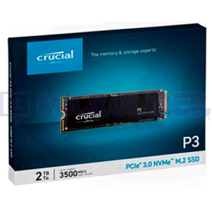 Thumbnail: Crucial P3 5000MB/S PCIe 4.0 NVMe M.2 SSD 1TB/2TB